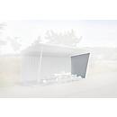 Side wall, trapezoidal sheet, right, for single-sided model