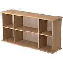 Sideboard TARA, l. 1661 x P 448 x H 840 mm, coloris noyer