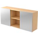 Sideboard TARVIS, 2 HC, avec portes coulissantes, l. 1600 x P 420 x H 748 mm, coloris érable