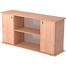 Sideboard ULM, H. 840 x l. 1661 x P 448 mm, coloris noyer