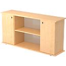 Sideboard ULM, H 840 x W 1661 x D 448 mm, maple finish