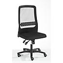 Siège de bureau ECCON plus-8 Prosedia, mécanisme synchrone, sans accoudoirs, filet, noir