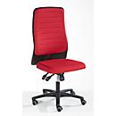Siège de bureau ECCON plus-8 Prosedia, mécanisme synchrone, sans accoudoirs, rembourré, rouge