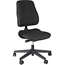 Siège de bureau LEANOS V ERGO Prosedia, mécanisme synchrone, sans accoudoirs, assise spéciale soutien du bassin, noir/noir
