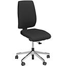 Siège de bureau modèle 68 Giroflex, sans accoudoirs, mécanisme synchrone, avec soutien lombaire, noir