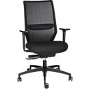 Siège de bureau SHAPE ECONOMY 2 MESH Dauphin, mécanisme synchrone, avec accoudoirs, articulation 3D de l'assise, noir