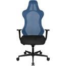 Siège de bureau Sitness RS Sport Uni, avec accoudoirs, mécanisme synchrone 3D, siège en forme d'auge, appui-tête, essence/noir