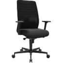 Siège de bureau SSI Lady Proline - mécanisme synchrone 3D - assise wellness - dossier maille 3D - avec accoudoirs - noir/noir - Schäfer Shop Genius