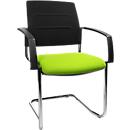 Siège luge SSI Proline Visit S2 - ergonomique - dos polyester noir - vert pomme - Schäfer Shop Select