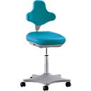 Siège pivotant pour laboratoire Labster 9103, similicuir, skai menthe