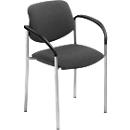 Siège visiteur Styl, anthracite, alu argent