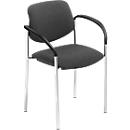 Siège visiteur Styl, anthracite, chromé