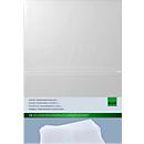Sigel Doppel-Transparenthüllen, Format A4, für Speisekarten-Mappen mit Gummi-Bindung, Kunststoff, transparent, 10 Stück