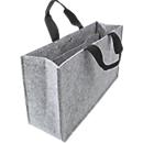 Sigel sacoche pour ordinateur portable Desk Sharing Bag Basic L, pour 1 ordinateur portable jusqu'à 17,3″, feutre synthétique, gris clair