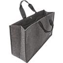 Sigel sacoche pour ordinateur portable Desk Sharing Bag Basic L, pour 1 ordinateur portable jusqu'à 17,3″, feutre synthétique, gris foncé