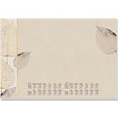 Sigel schrijfblok, bladmotief, bruin/wit/zwart, kalender 2026/2027, DE/EN/FR/NL, ca. A2, 30 vel