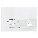 Sigel Tableau blanc en verre Artverum, brillant, super blanc, magnétique, 1800 x 1200 mm + 2 aimants SuperDym