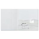 Sigel Tableau blanc en verre Artverum, brillant, super blanc, magnétique, 2400 x 1200 mm + 2 aimants SuperDym