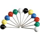 Signal pins, assorted colours