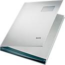 Signataire A4 LEITZ, 20 compartiments, carton/polypropylène, gris