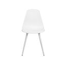 Silla de carcasa Topstar® T 2020, 4 patas, resistente a la desinfección, sin reposabrazos, blanco/blanco