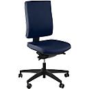 Silla de oficina original Steifensand CETO CT1340, mecanismo sincronizado, sin reposabrazos, tiempo de asiento +8 horas, azul oscuro