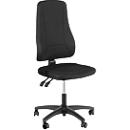 Silla de oficina Prosedia YOUNICO PLUS 3, contacto permanente, sin apoyabrazos, respaldo alto 3D, negro