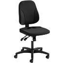 Silla de oficina Prosedia YOUNICO PLUS 8, mecanismo sincronizado, sin reposabrazos, respaldo bajo 3D, negro