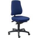 Silla giratoria All-In-One Trend 9633, con ruedas, tapizado tela, Duotec azul