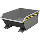 Silo Bauer Mini tipo MGU 270, altura borde de vertido 350 mm, capacidad 270 l, gris