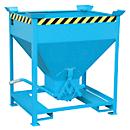 Silo type SG 375, Fourreaux, volume 375 L, bleu RAL 5012
