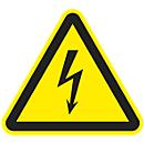 Sinal de aviso "Perigo de eletrocussão"