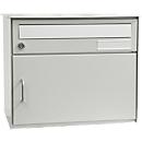 Sirius Mailbox, wall-mounted, white aluminium
