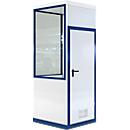 Sistema de sala móvel WSM, L 1045 x W 1045 mm, para uso interior, com ou sem pavimento, cinzento- branco RAL 9002/ anthr.grey RAL 7016