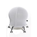 Sitness 5 Stool, with integrated gymnastic ball, withstands up to 110 kg max. weight, white