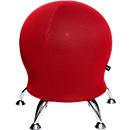 Sitness 5 Stool, with integrated gymnastic ball, withstands up to 110 kg maximum weight, red