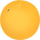 Sitzball Leitz Ergo Cosy, Stärkung der Rücken- und Rumpfmuskulatur, Stoffüberzug, ⌀ 650 mm, gelb