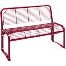 Sitzbank, 2- oder 3- Sitzer, mit Gitternetz, für Außenbereich