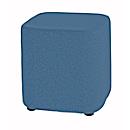 Sitzhocker TAPA Square O Type, Schurwolle, B 450 x T 450 x H 470 mm, blau