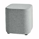 Sitzhocker TAPA Square O Type, Schurwolle, B 450 x T 450 x H 470 mm, grau