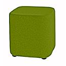 Sitzhocker TAPA Square O Type, Schurwolle, B 450 x T 450 x H 470 mm, grün