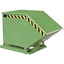 SKK 600 swarf tipping chip box, green