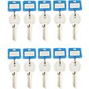 Sleutelhanger, 10 stuks, blauw