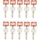 Sleutelhanger, 10 stuks, rood