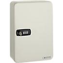 Sleutelkast met cijfercombinatieslot Keybox, plaatstaal, 100 haken, lichtgrijs