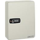 Sleutelkast met cijfercombinatieslot Keybox, plaatstaal, 40 haken, lichtgrijs