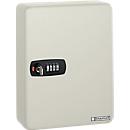 Sleutelkast met cijfercombinatieslot Keybox, plaatstaal, 60 haken, lichtgrijs