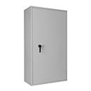 Sleutelkluis STC 4-800 Combi, klasse I volgens EN 1143-1, 800 haken, 20 ordners, 1 + 4 legborden, dubbelbaard slot, lichtgrijs RAL 7035