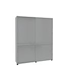 Sliding door wardrobe 5AA, W 160, light grey