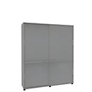 Sliding door wardrobe 5AA, W 160, silver